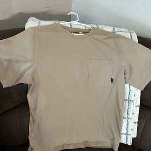 Men's Tan Pocket T-Shirt